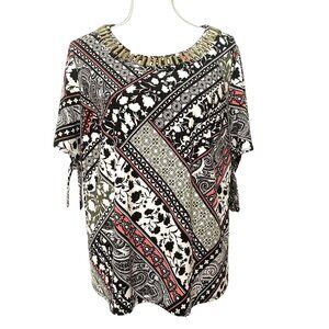 Roz & Ali Womens Top‎ Size 1X